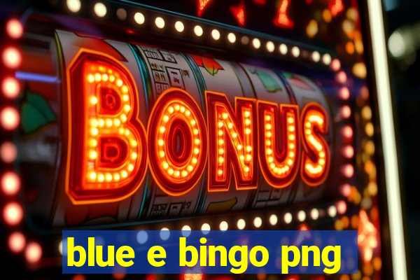 blue e bingo png